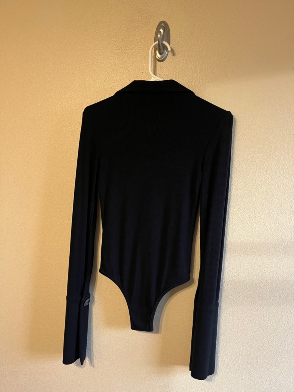 The Line by K Kili Black Collared Bodysuit - Picture 9 of 11